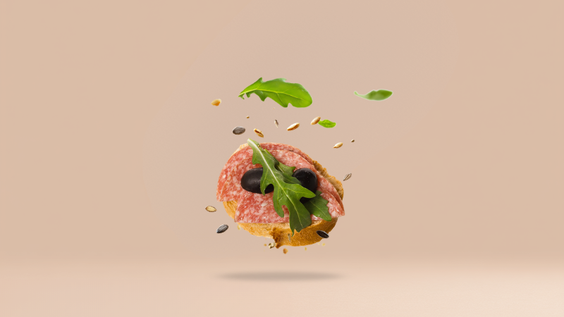 Mini ziarnista z salami