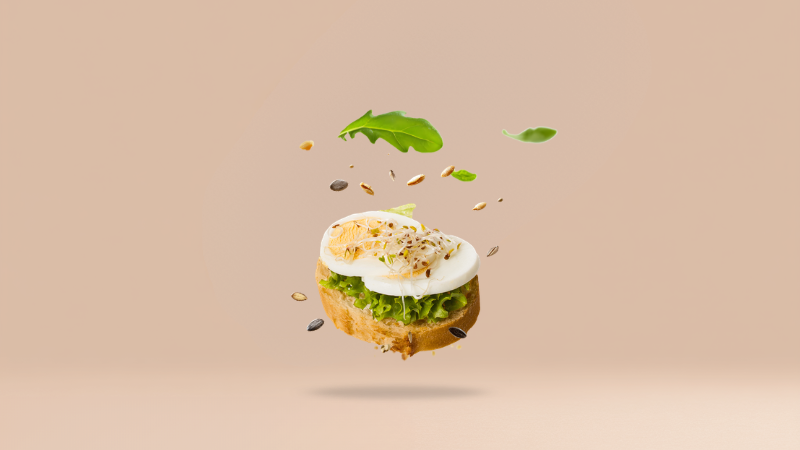 Mini ziarnista z jajkiem