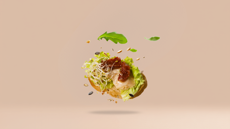 Mini ziarnista z kurczakiem